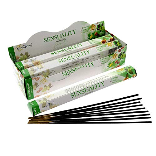 STAMFORD INC. 37114 Sensuality Incense Sticks, 20 Sticks x 6 Packs