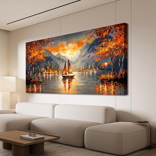 Canvas Oversized Wall Art Decor Wall Art Picture for Living Room ...