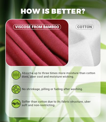 BAMBOO COOL Womens Underwear Soft Bikini High Cut Panties Stretch Moisture Wicking Panties for Women, 5-Pack3