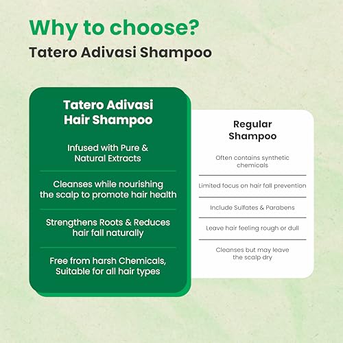 Image of Adivasi Anti-Dandruff Hair Shampoo, 200ml, With Amla, Neem and 8 Herbal Extracts