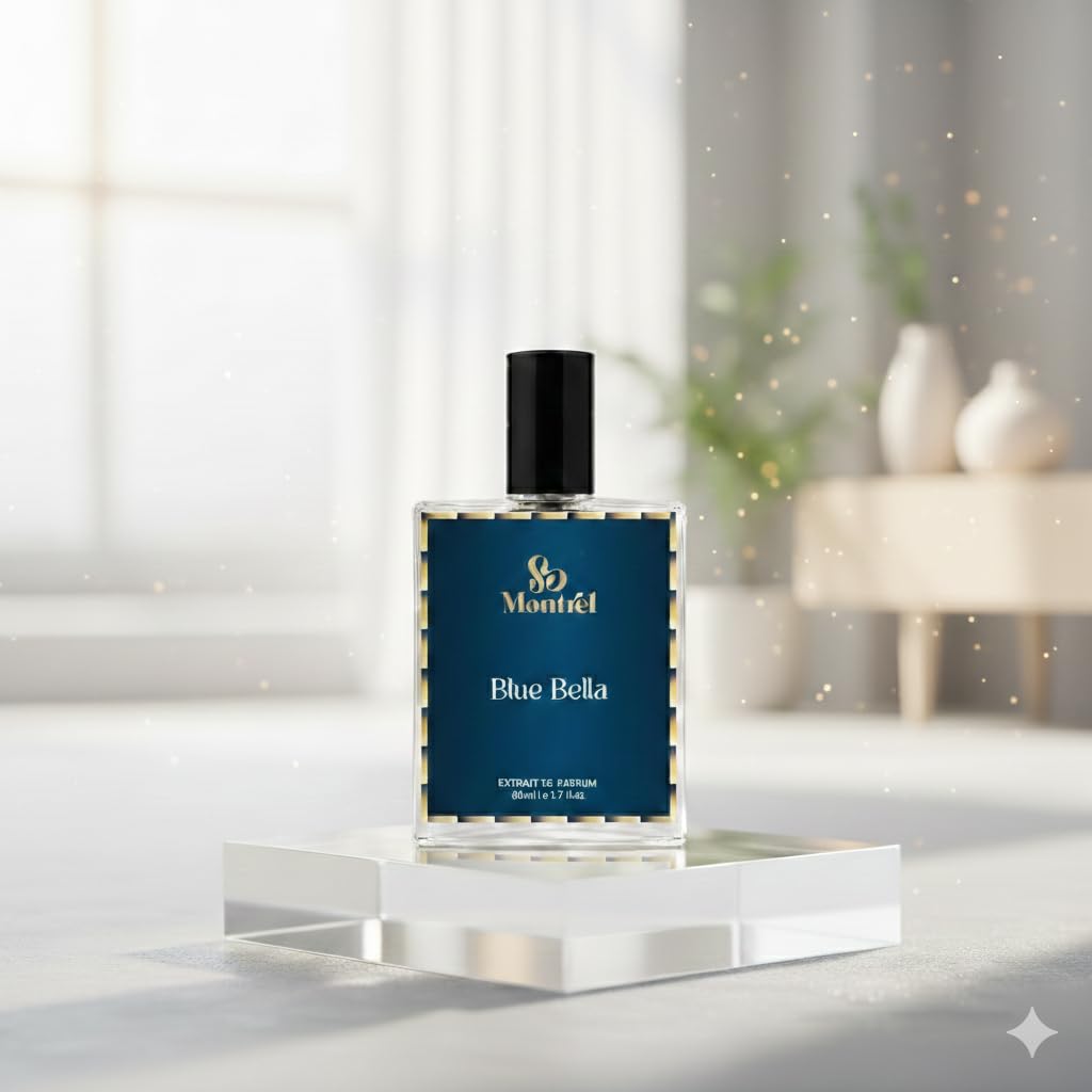 Montrel Blue Bella Extrait de Parfum | Supreme Floral Spice Amber Scent | Intense Luxury Allure Fragrance for Night & Special Wear-image-19