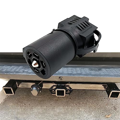Middrivr Trailer Light Adapter, Female Trailer Connector Plug, 7 Pin to 4 and 5 Flat Blade Trailer Connector, Automotive Accessories Universal for Trailer, Tow Hitch, RV, Boat