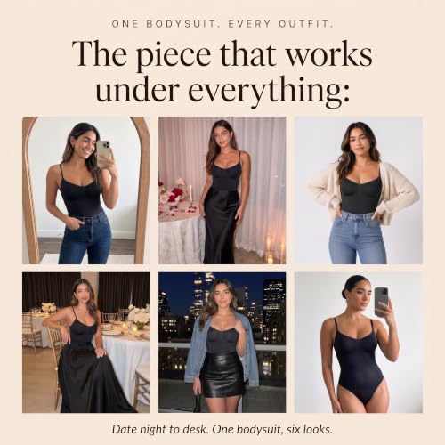 Image of herslims Tummy Control Bodysuit for Women, Seamless Sculpting Shapewear