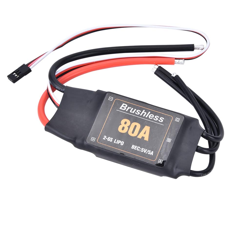 KIMISS 60 Amp Esc 80A Esc Componenti Elettronici 80A Brushless Esc Regolatore di velocità Batteria Bassa Tensione Accessorio Rc 2 6S