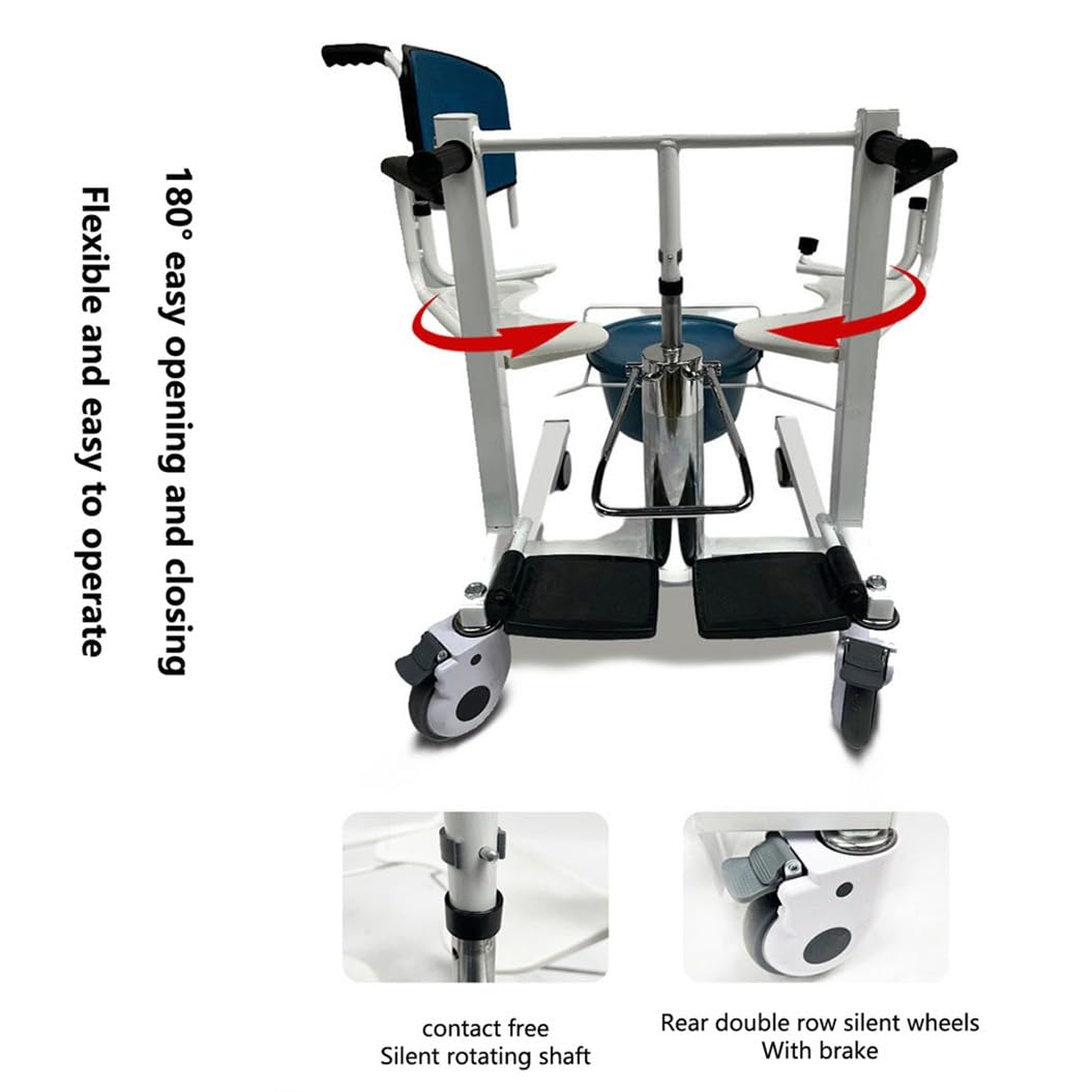 Silla de ruedas de transferencia portátil,Silla de ruedas elevadora de pacientes,silla de ducha con elevador de transferencia,gruas para personas mayore,grua enfermos A