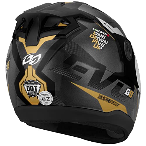 Capacete Moto Pro Tork Liberty Evolution G8 Evo Fechado Preto 60