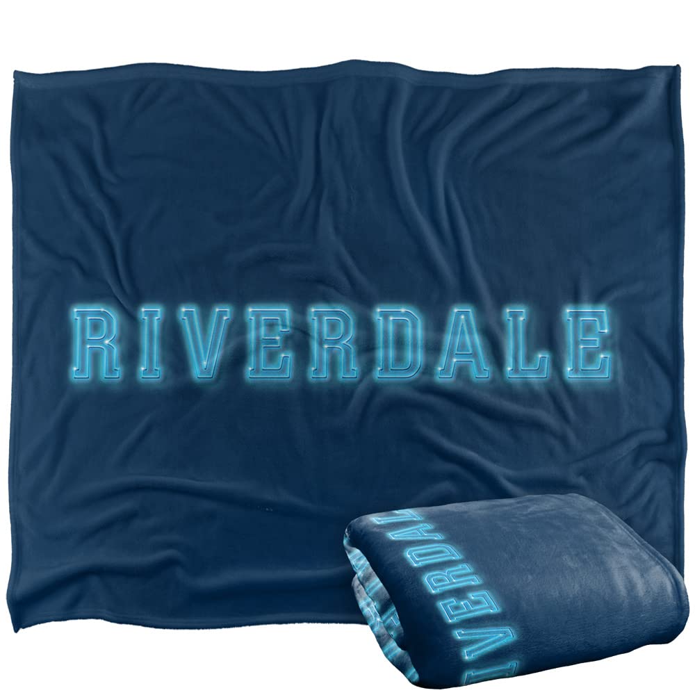 Warner Brothers Riverdale Logo Throw Blanket - White