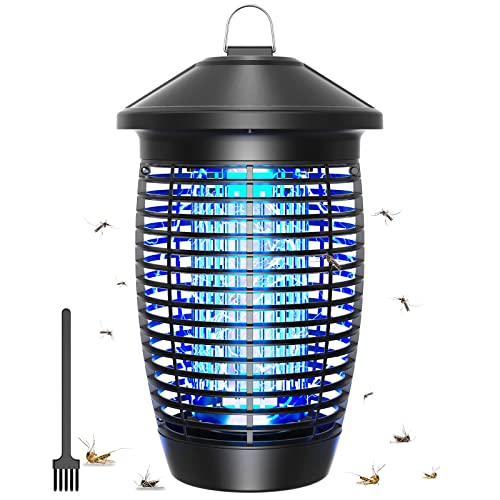 TMACTIME Fly Killer, 4500V 20W UV Mosquito Killer Lamp Electric Hangable Bug Zapper Light Fly Insect Trap Killer for Bedroom Home Backyard Garden and Barbecue Picnic