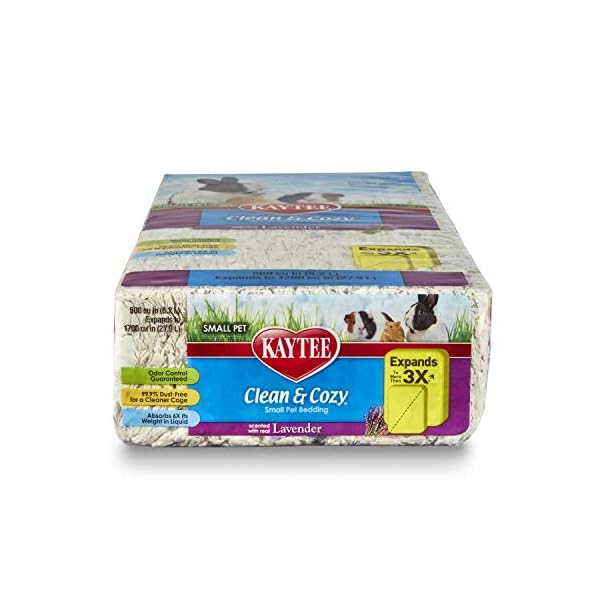 Kaytee clean & cozy lavender bedding for pet guinea pigs, rabbits, hamsters, gerbils, and chinchillas, 24. 6 liters - image 4