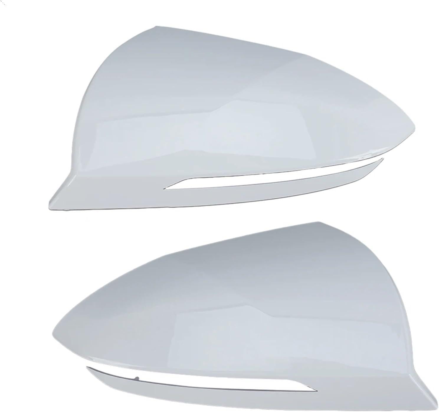 Side Rearview Mirror Cover Caps Compatible with Hyundai for Tucson L 2020 2021 2022 2023 2024 White Side Door Wing Mirror Cover Car Accessories(1pc Right)