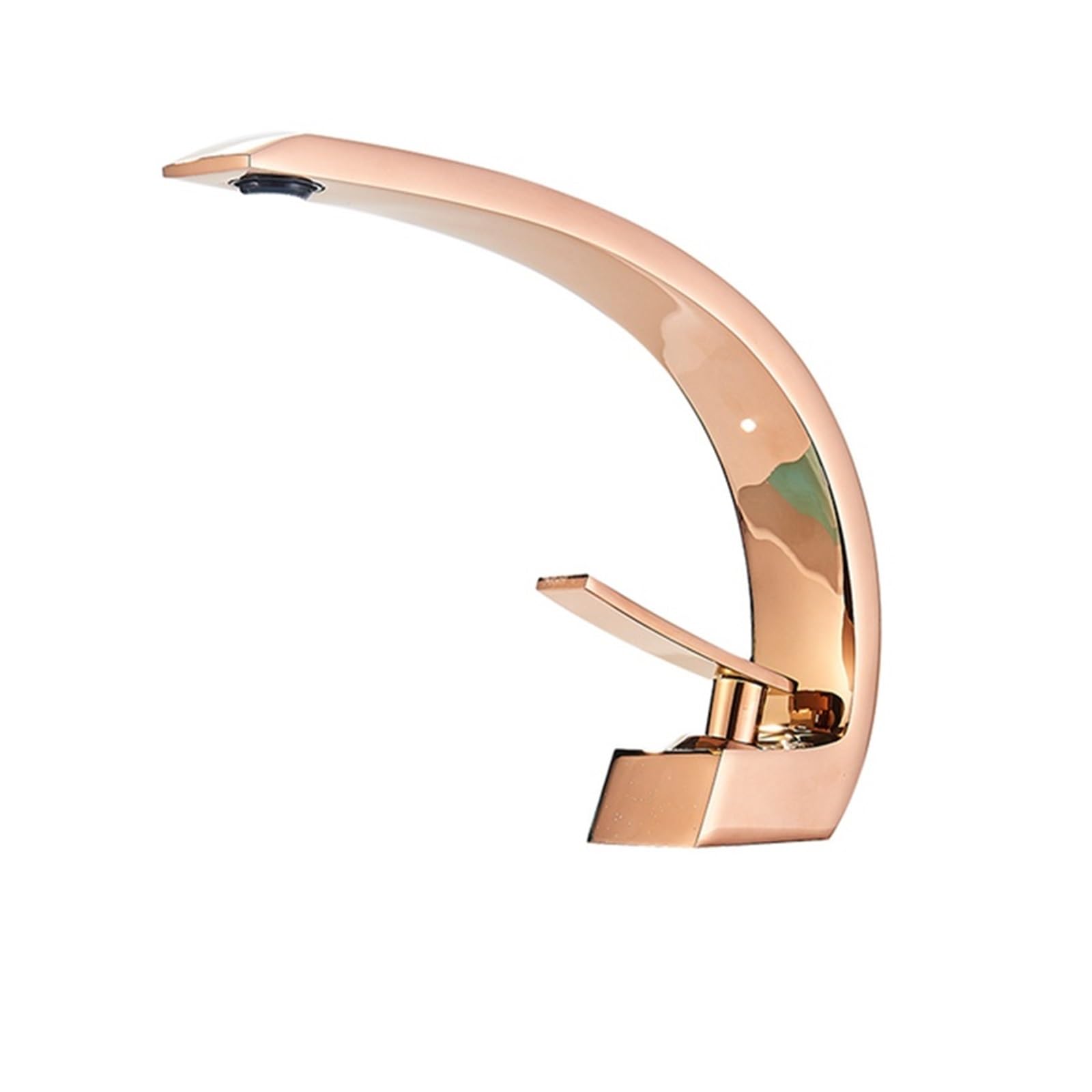 ZYCHSJXA Bathroom Basin countertop Installation Sink hot and Cold Water Mixing Faucet Creative Curved Faucet(ORB)