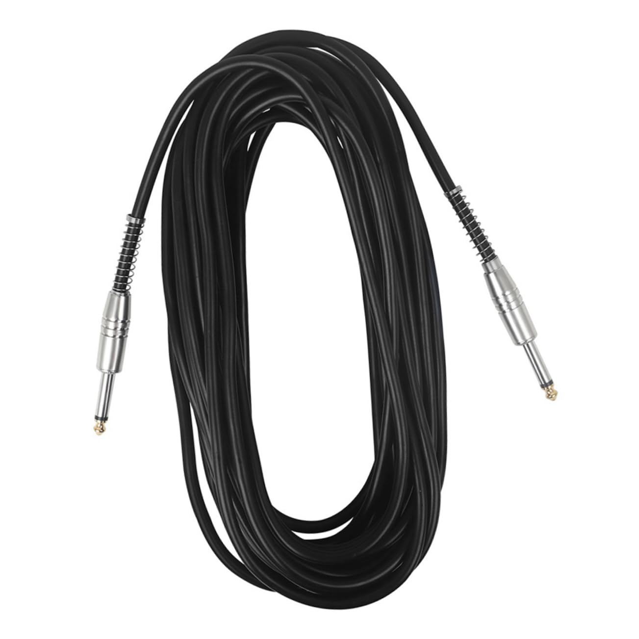 Hemoton Musical Instruments Parts 10m Guitar Audio Cable 6.35mm Patch Cable for Guitars High Flexibility