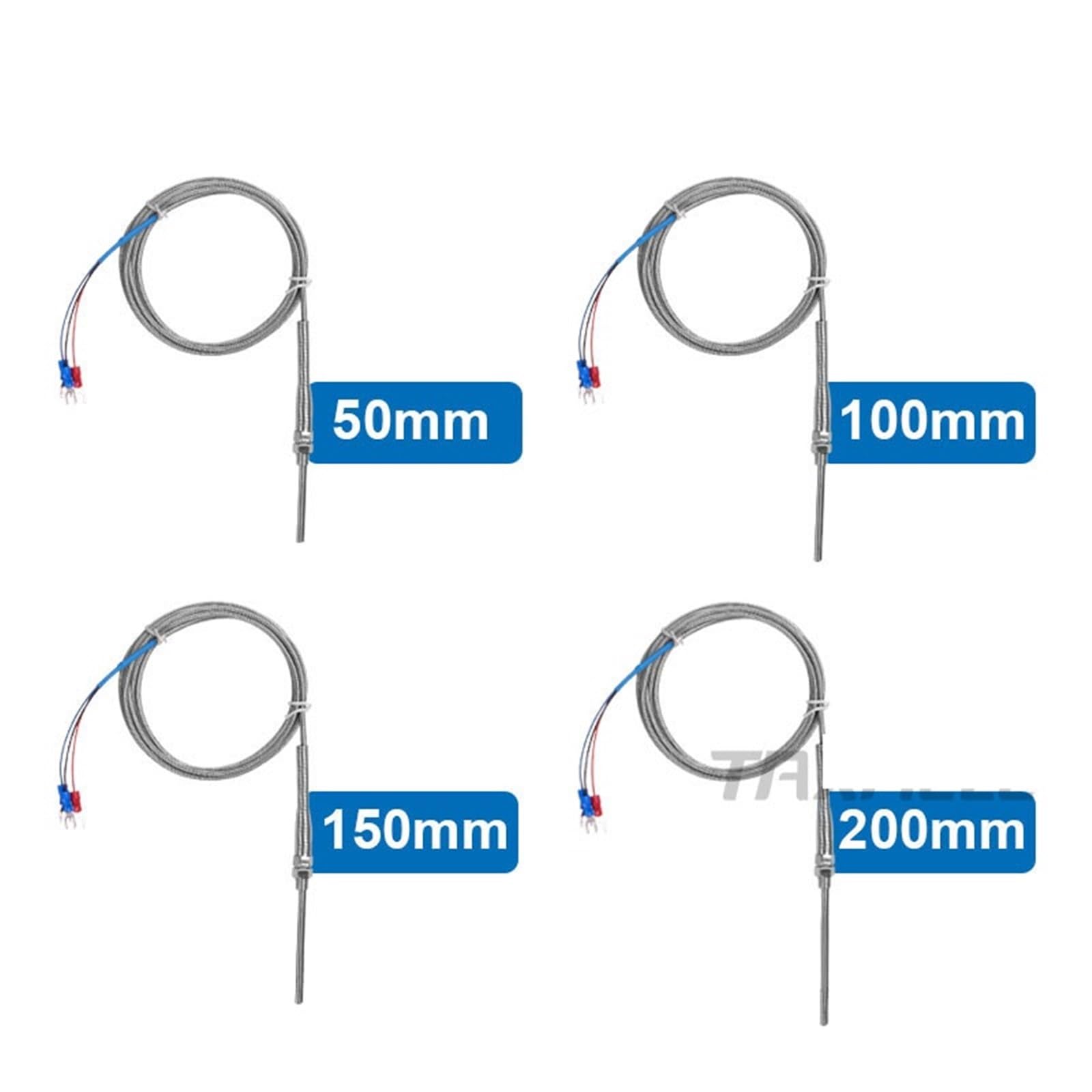Capteur de température RTD KJ PT100 400-800degrés, sonde M5, thermocouple thermique, capteur industriel, 1pièce(Pt100,150mm)