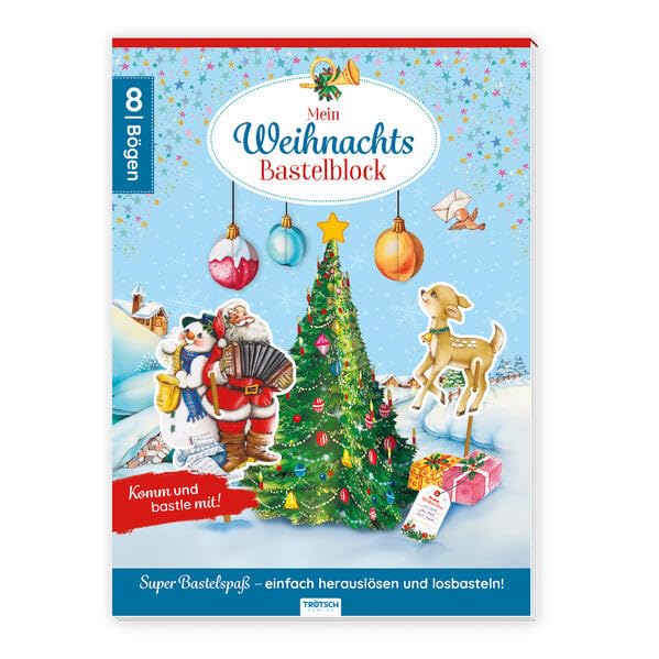 TRÖTSCH - Weihnachts-Bastelblock | Ab 4 Jahren: Beschäftigungsblock...