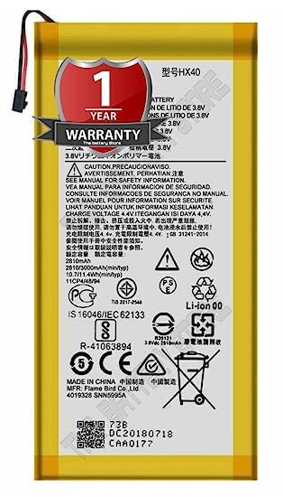 Image of Original HX40 Battery for Motorola X4 XT1900-1, XT1900-2, XT1900-3, XT1900-4, XT1900-5, XT1900-6, XT1900-7 Battery with 1 Year Warranty**** (B0022)