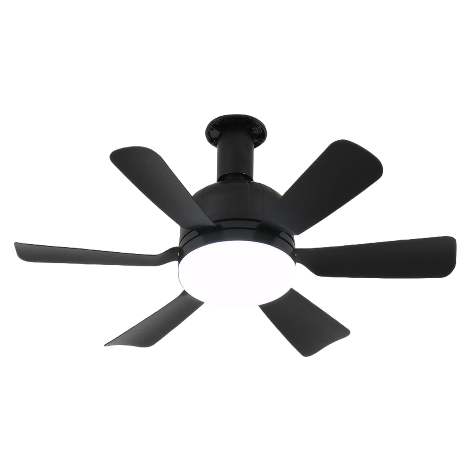 Alcxazs Black Led Ceiling Fan Light With Remote Control And 3-Speed Wind Adjustment Remote Control Ceiling Fan With Light,