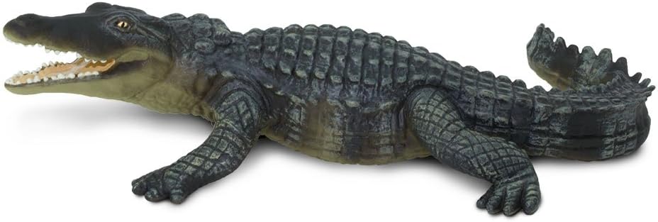 Safari Ltd. Crocodile Figurine - Detailed 6" Reptile Figure - Educational Toy for Boys, Girls, and Kids Ages 3+