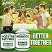 Digestive Enzymes with Probiotics - Multi Enzyme Nutritional Supplement - Acidophilus Bromelain Papaya Papain Lipase & Lactase - Improve Digestion - 120 Pills - Arazo Nutrition