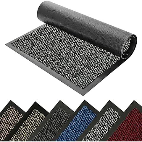 BLADO Felpudo de Puerta Antideslizante de Goma Lavable Cover
