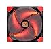 Thermaltake CL-F022-PL14RE-A Luna wentylator z 14 diodami LED, 1000 obr./min, 14 cm, czerwony/czarny