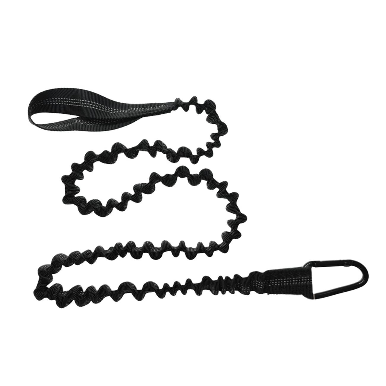 Gogogmee Elastic Strong Tensile Resistance Leash for Kayak Portable Lanyard Black Kayak
