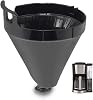 Replacement Brew Basket For Ninja Coffee Maker, Compatible with Models CE200 and CE201 Series, Black