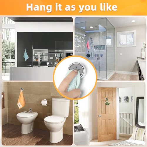 Alyvisun 6 Ganci Adesivi per Asciugamani