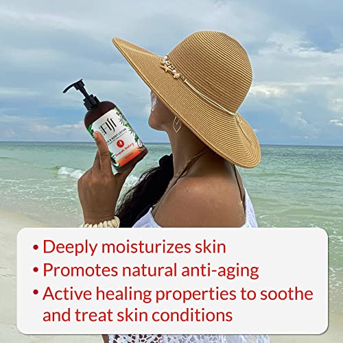 Coco Fiji Face & Body Lotion Infused With Coconut Oil | Lotion For Dry Skin | Moisturizer Face Cream & Massage Lotion For Women & Men | Awapuhi Seaberry 12 Oz, Pack Of 1 #TOP4