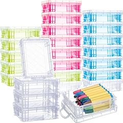 Clear, Pink, Blue, Green