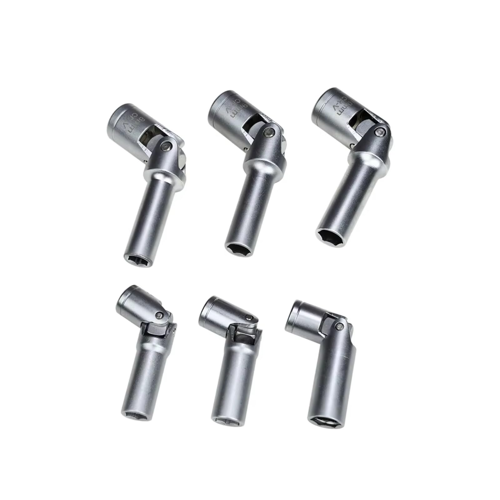 Kit d'outillage mécanique Jeu Douilles Retrait Bougie Préchauffage 18 Pièces 3/8 "1/4" Kit D'outils À Fente Fine Douilles 8mm 9mm Et 10mm De Profondeur Kit D'outils De Remplacement