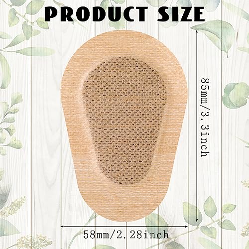 Image of Panitay 40 Pcs Adhesive Eye Patches for Adults,3.3 X 2.3 Inch,Nude | Eye Patch Disposable Breathable Eyepatch for Amblyopia Lazy Adhesive Bandages for Men, Daily Use Patches