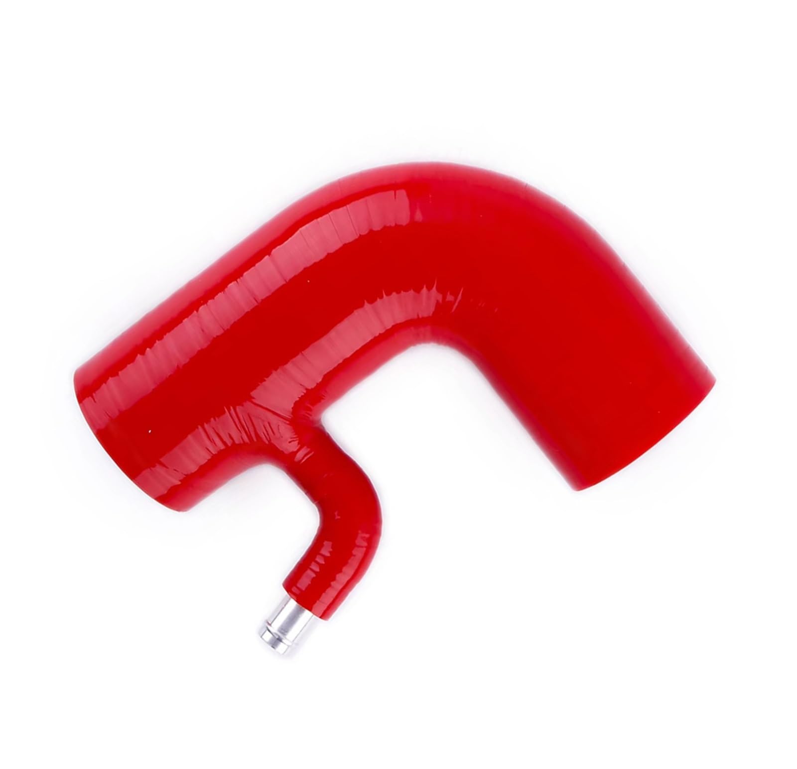 Rcuihgfb Red Radiator Bypass Hose Compatible With C&Itroen For Saxo For Vts Silicone Engine Coolant Radiator Water Hose Induction Intake Pipe Replacement Parts(Red)