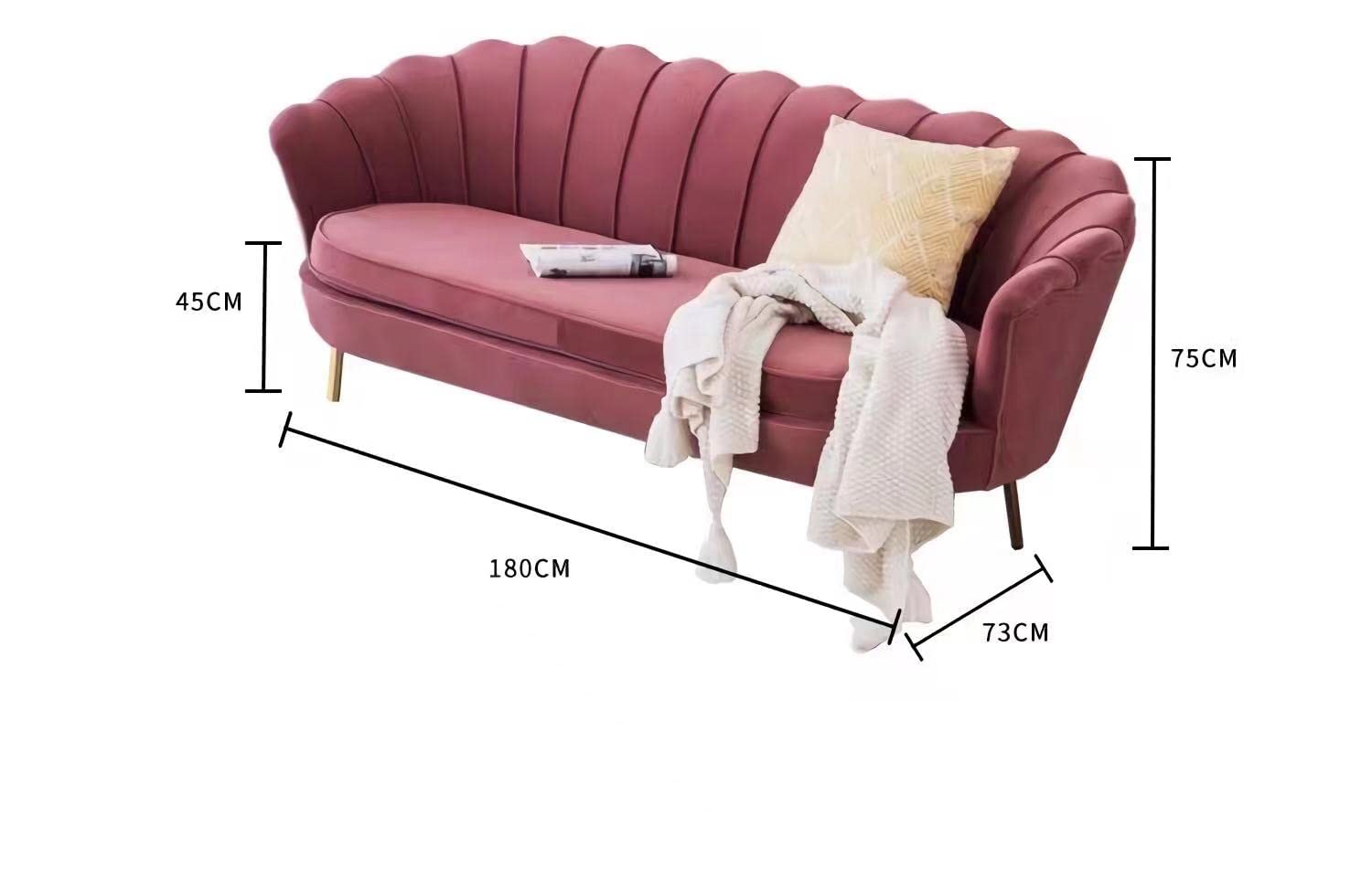 Amazon｜F&I.ソファー ベルベット ソファ モダン 一人暮らし