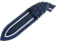Marcador de Páginas 3D Espada Direwolf – Game of Thrones – Presente Criativo para Fãs e Leitores Marcador de Paginas Marcadores de Páginas para Livros