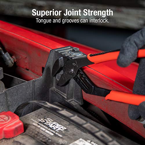 Sunex 3611V Tongue & Groove Pliers Set, 8" Tongue/Groove Joint Pliers, 10" Tongue/Groove Pliers, 12" Tongue/Groove Joint Straight Jaw Pliers, 4Piece #TOP5
