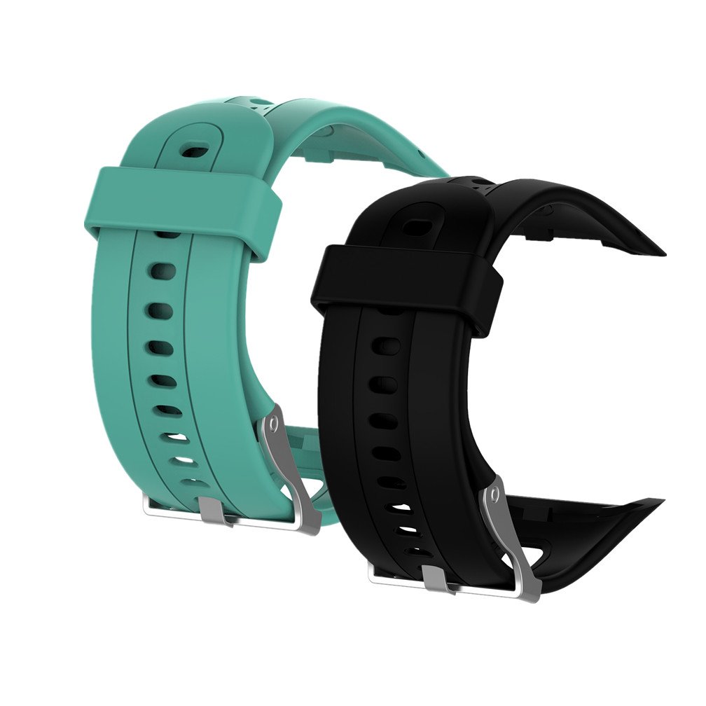 Muovrto Strap for Garmin Forerunner 10, Unisex Silicone Replacement Band Watch Strap Sport Watchband for Garmin Forerunner 15 (Colour 1, S/Women size) — image 1