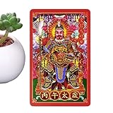 Nuhjytgf Tarjeta Tai Sui, diseño tradicional portátil, 2.36 x 3.74...