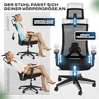 VALKENSTOL M3 Bürostuhl Ergonomisch TESTSIEGER - Büro & Home Office Chair – Ansicht 2