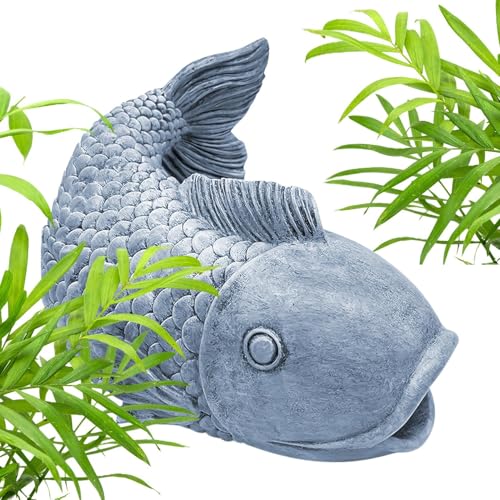 Déviateur de gouttière poisson en résine à débit dynamique - 2