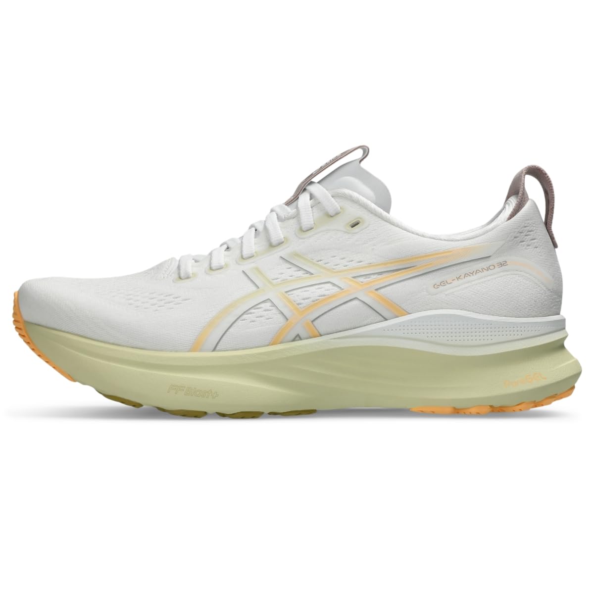 Amazon | ASICS メンズ Gel-Kayano 32 ランニングシューズ, ホワイト