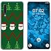 Produktbild PhoneNatic Case kompatibel mit Huawei P30 Silikon-Hülle X Mas Weihnachten X-Mas Sweater M7