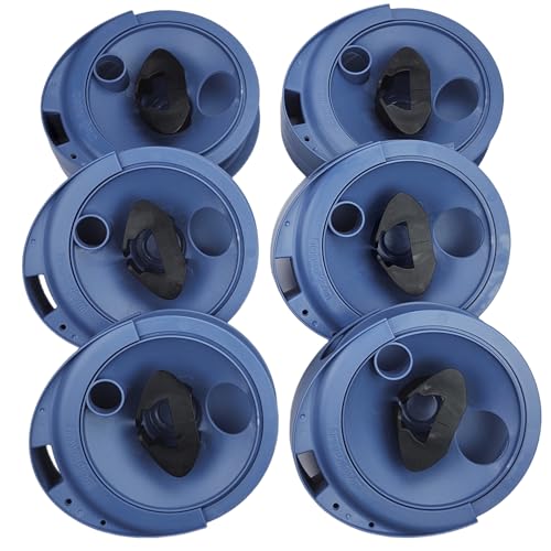 Incendion Audio | Wrap Rabbit: Fast, Tangle-Free Cable Organizer for Musicians & DJs | Safe, Quick Cord Storage for Stage, Studio & Gear Bags (Denim Blue, 6 Pack)