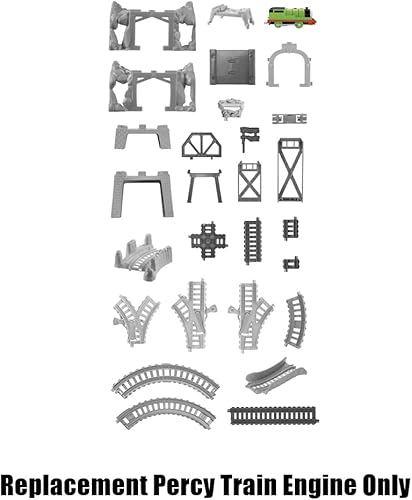 Miniatura 4 de Piezas de repuesto para Thomas The Train Playset - GBN45 Thomas & Friends Trackmaster Percy 6 en 1 Set Motor de tren Percy motorizado de repuesto