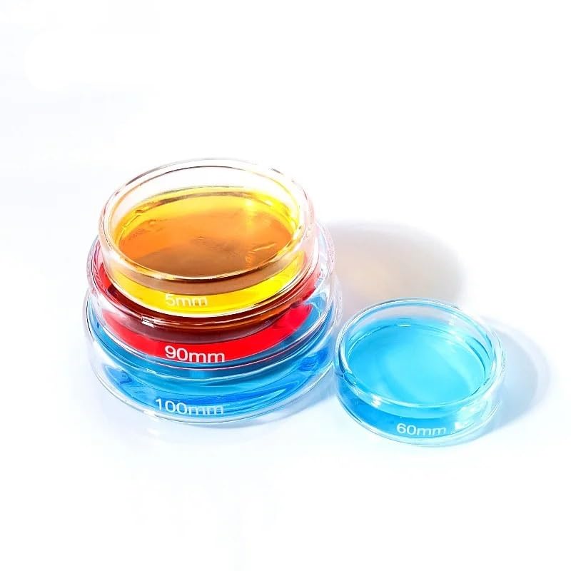 Couvercle en verre borosilicaté épais 200 mm pour boîte de culture de Petri
