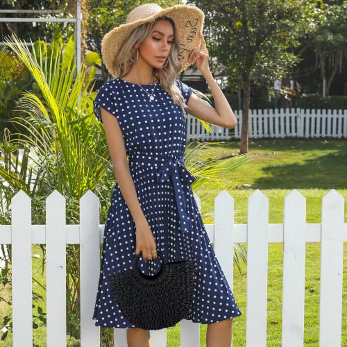 Image of Womens Large Straw Beach Bag Woven Tote Bag Top Handle Handbag Purse for Summer