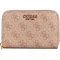 GUESS Zamira Medium Zip Around Wallet Orchid Logo
