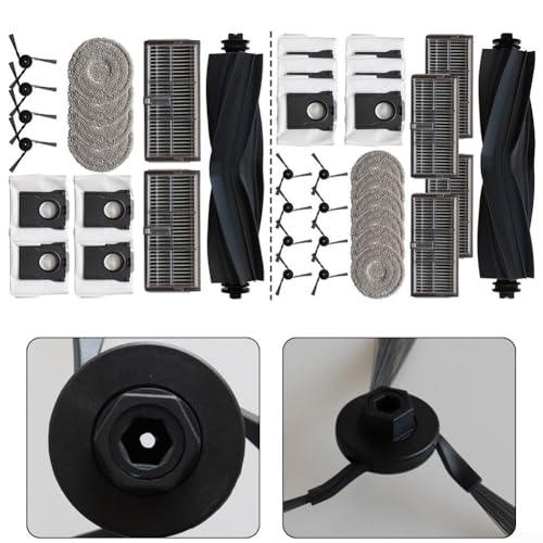 Vacuum Cleaner Accessory Set Cleaning Accessories For MO-VA P10 Pro For Ul-tra With Main Brush, Filters, Mop Cloths Dust Bags(B)