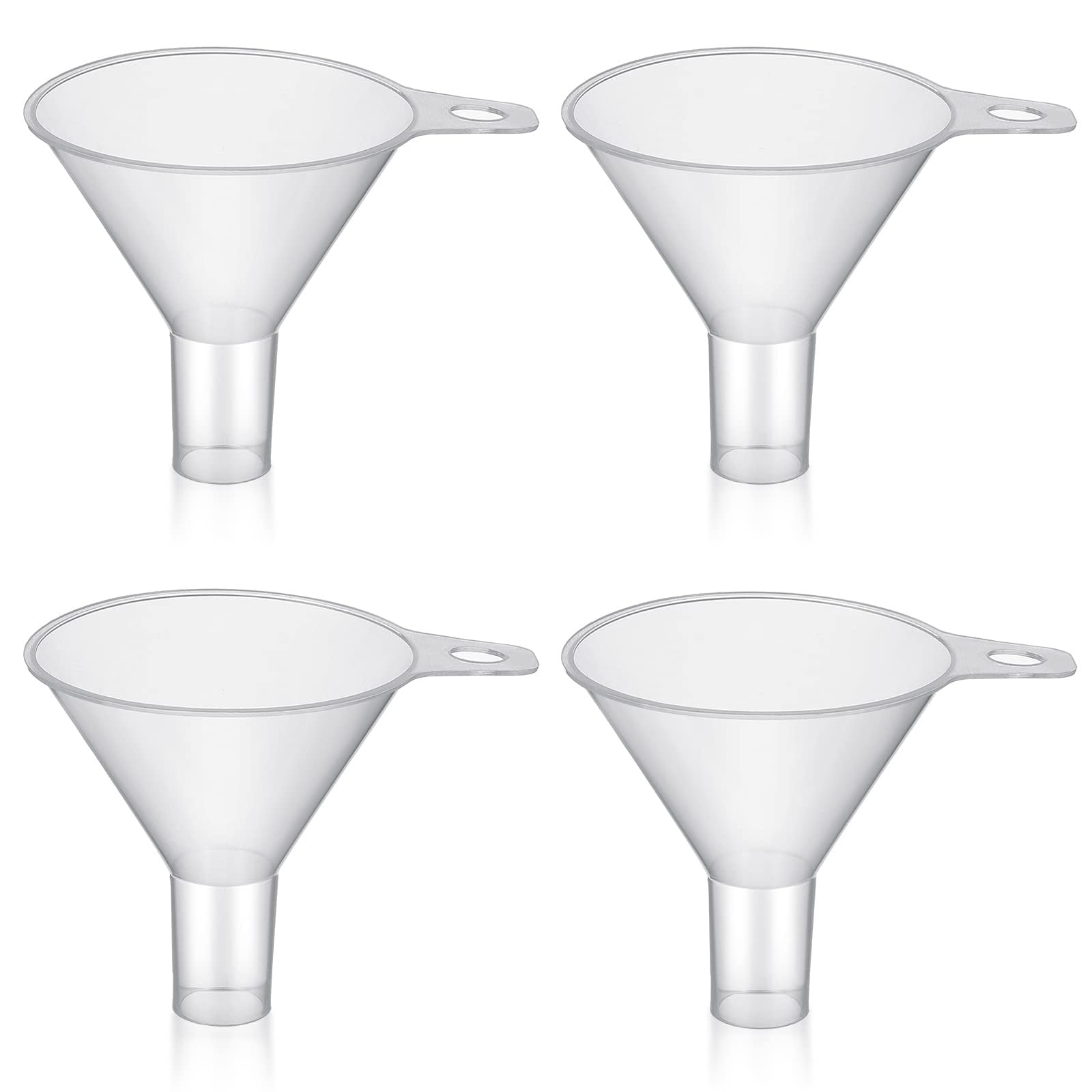 Mini Plastic Funnel for Filling Bottles,Small funnels for Filling Small Bottles for Filling Sand Water Powder Essential Oils Perfumes Kitchen Bath Garage,Wide Mouth Funnel