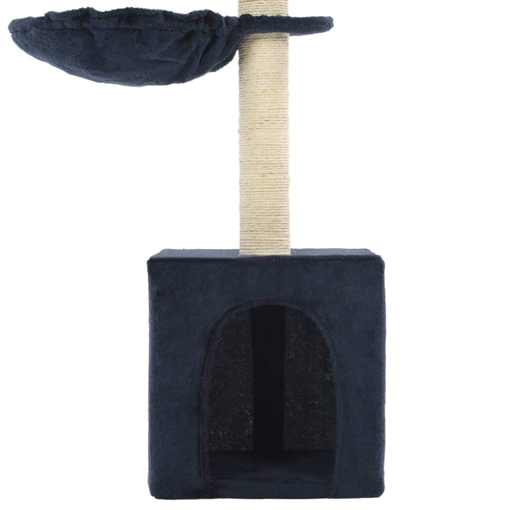 Rascador para Gatos con Poste de sisal, ShGaxin Arbol para Gatos, Gatos Accesorios, Arranhador para Gatos, Arbol Rascador Gatos, 105 cm Azul