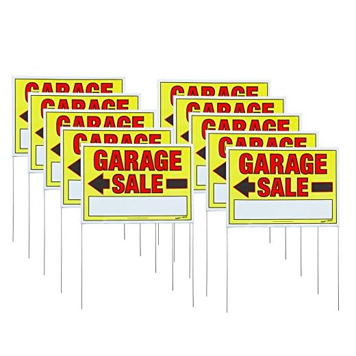 High Visibility Garage Sale Sign Set